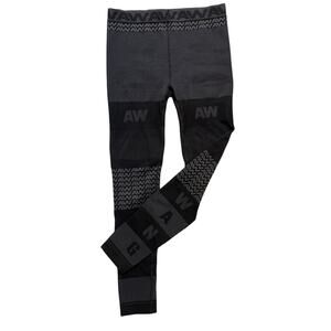 ALEXANDER WANG x H&M Reflective Leggings – Black & Grey – Women’s Size S